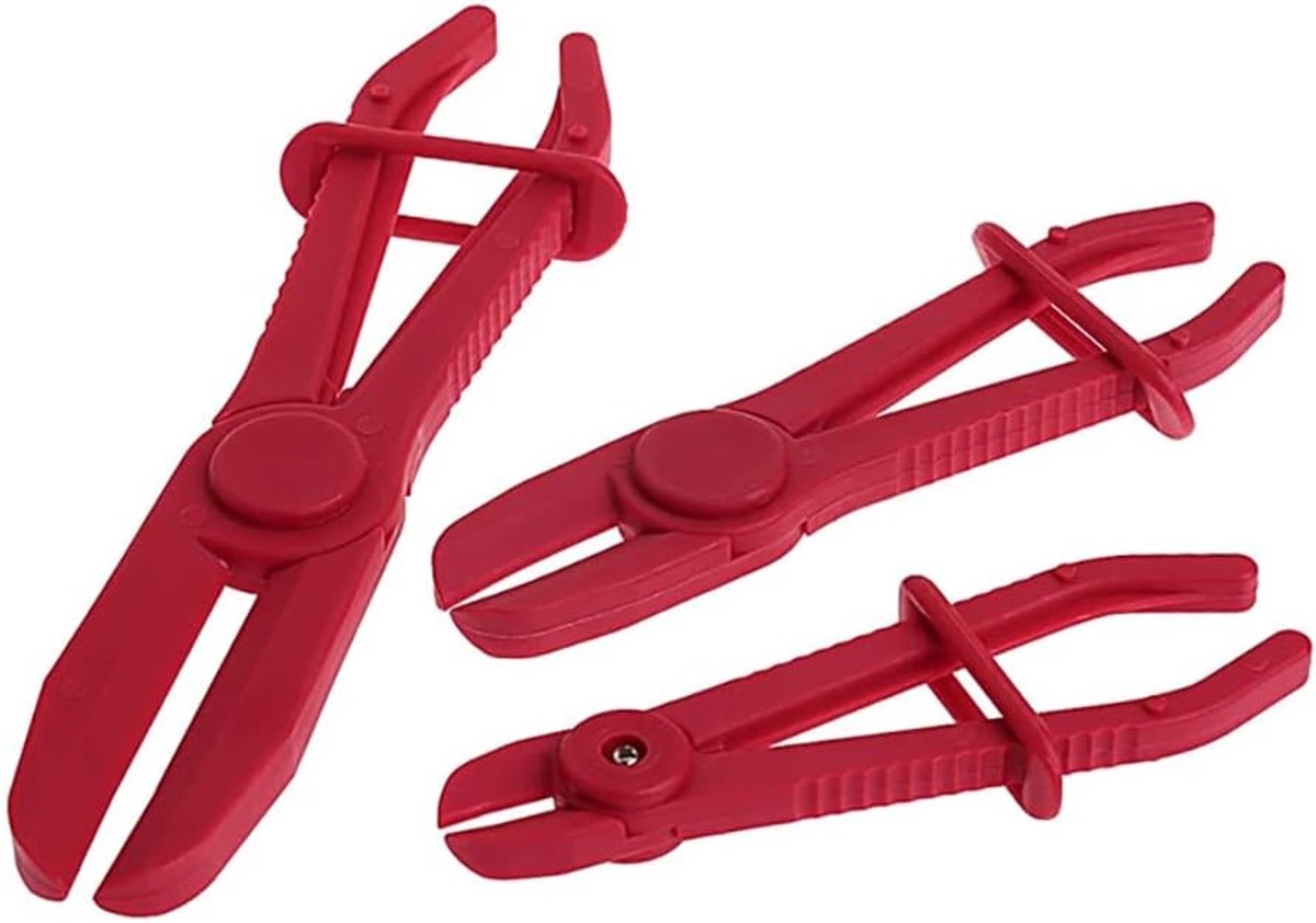 Dailygoods- Slangklemmen Assortiment 3 Stuks - Flexibele Slangklem - Hoogwaardig Nylon - Opening 0-65 mm - Duurzaam - Veiligheidsgesp