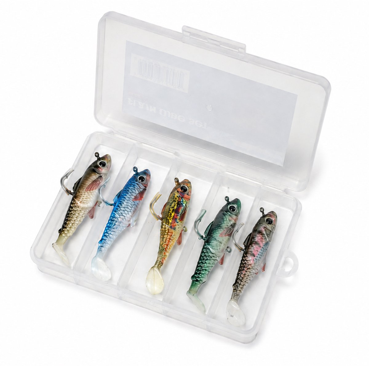 Fish-Xpro Softbait Set - 5 Stuks - 8,5 cm - 18 g - Ready to Fish