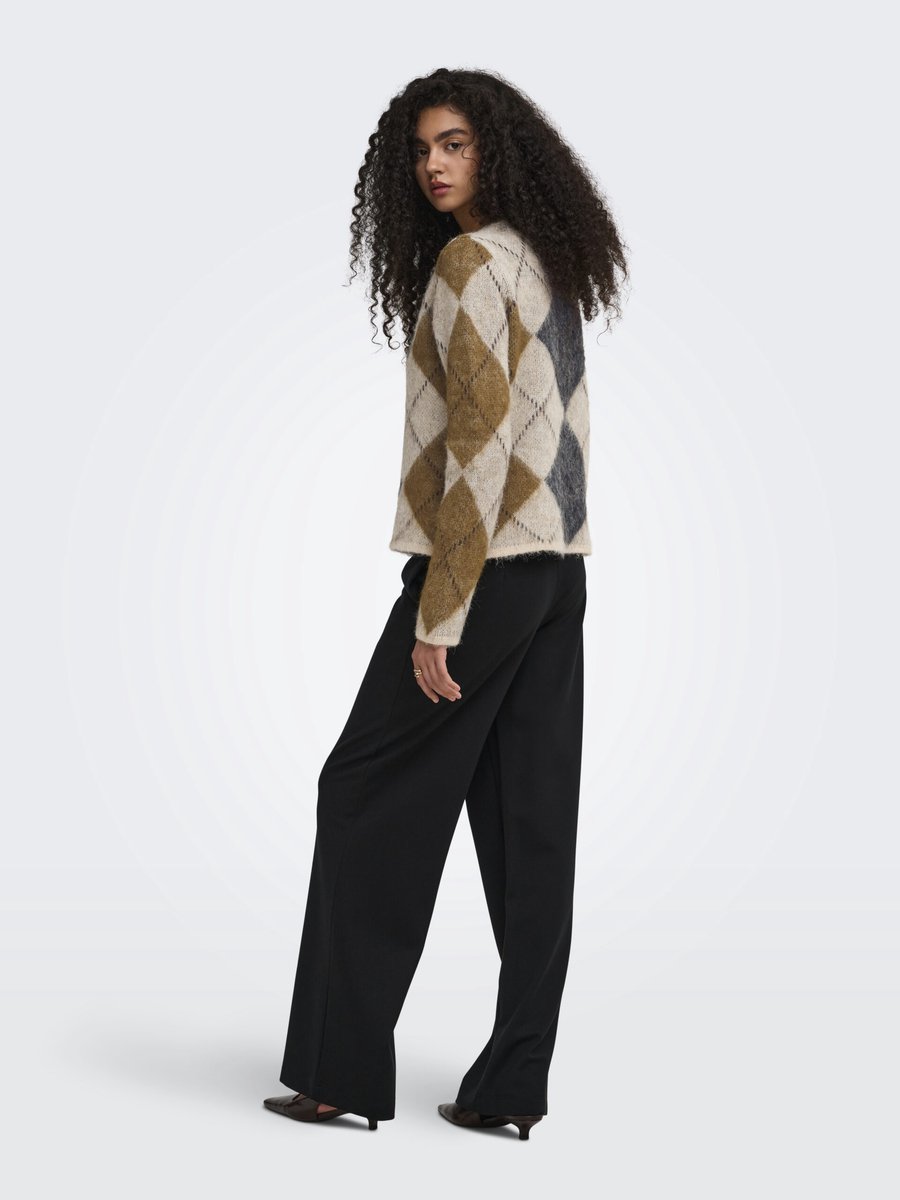 ONLY - Dames pull - Maat XS - Vrouwen - Bruin - polyamide of nylon — cadeau in Cadeau-ideeën - foto 4