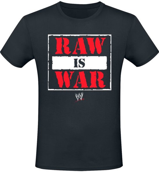 WWE RAW Is WAR Heren T-shirt - zwart - XL