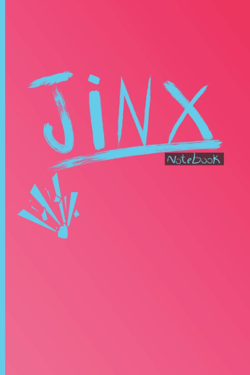 Jinx Notebook for jinx fans use it as a journal to write down your future plans to destroy the world: Lined notebook - ShopVlot
