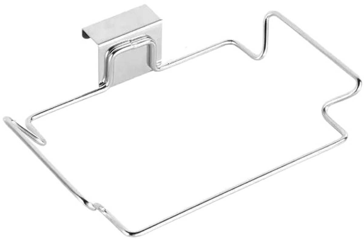 1 stuk- Vuilniszak Dispenser -vuilniszak dispenser houder-vuilniszakdispenser-Afvalzak Houder -Vuilniszak Opbergdoos-Zakjesdispenser-Voor Keuken en Badkamer-Afvalzak Dispenser Houder -keuken accessoires- Zilver