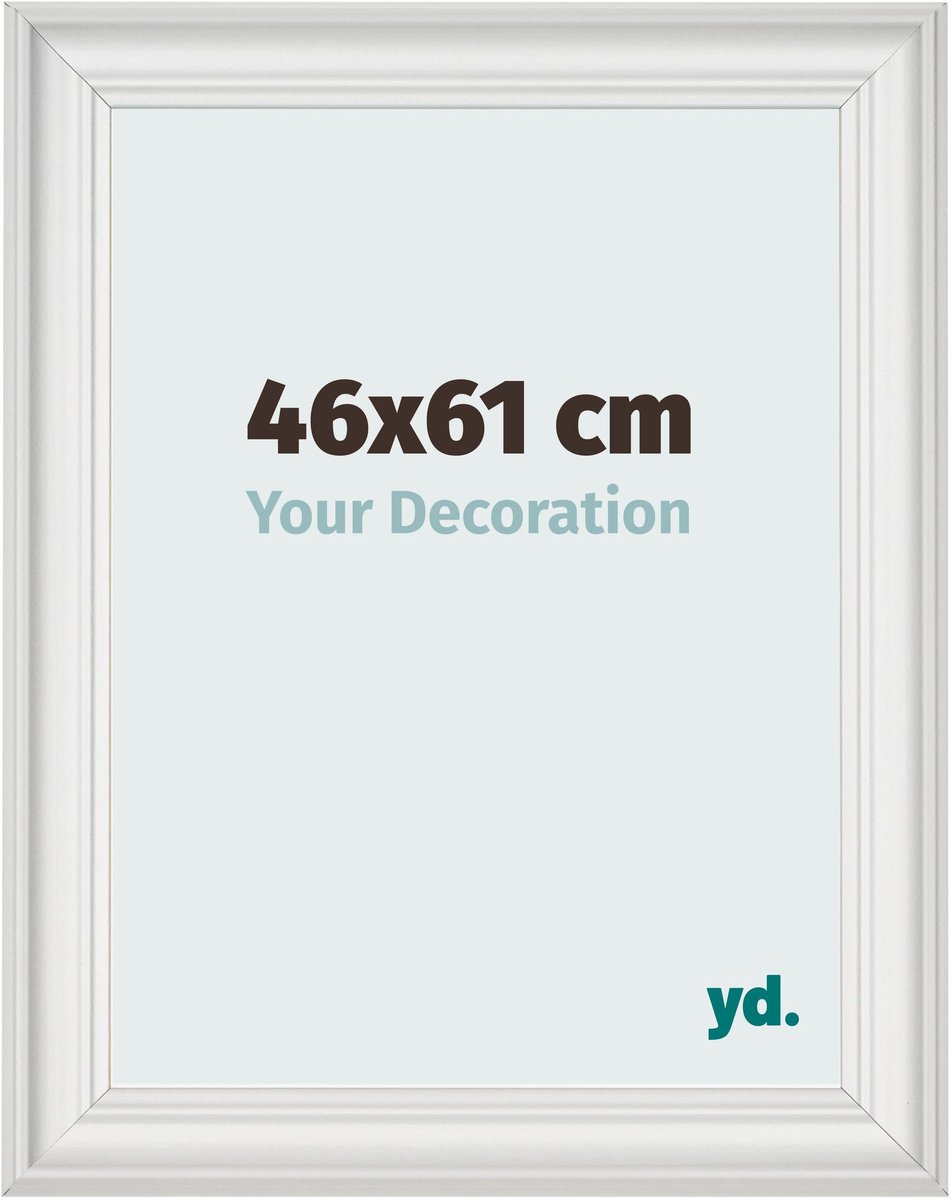 yd. Your Decoration - Fotolijst 46x61 cm - MDF - Wit Geveegd - Lazio
