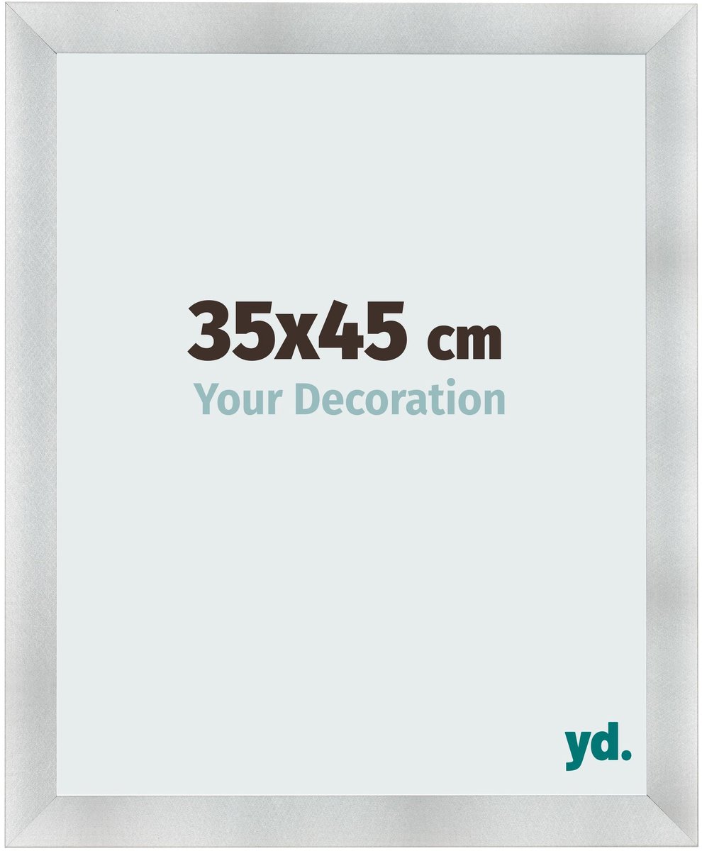 yd. Your Decoration - Fotolijst 35x45 cm - MDF - Aluminium Geborsteld - Pisa