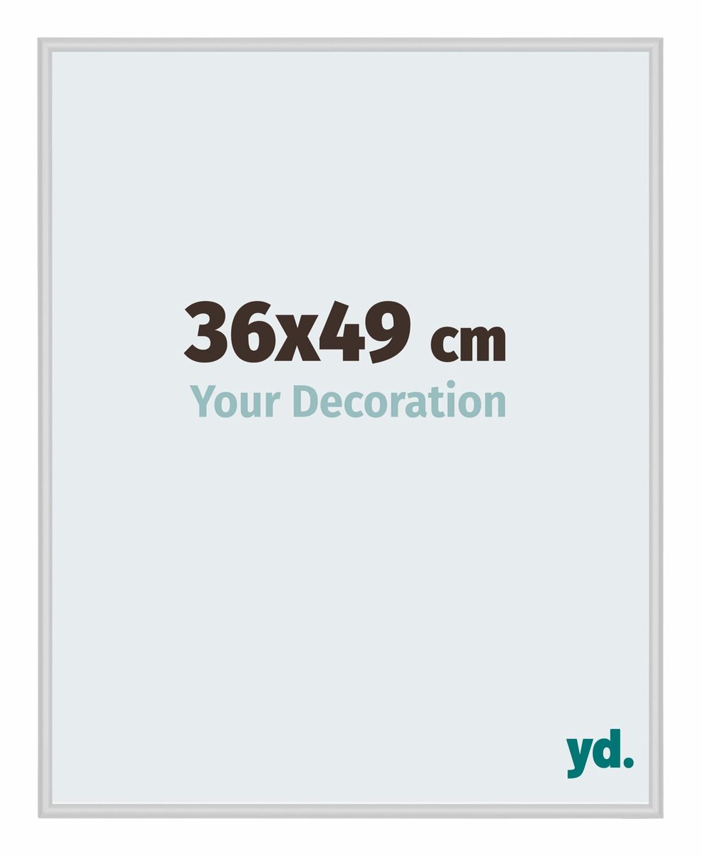 yd. Your Decoration - Fotolijst 36x49 cm - Aluminium - Zilver Mat - Miami