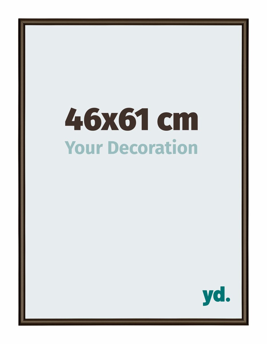 yd. Your Decoration - Fotolijst 46x61 cm - Aluminium - Walnoot Structuur - New York