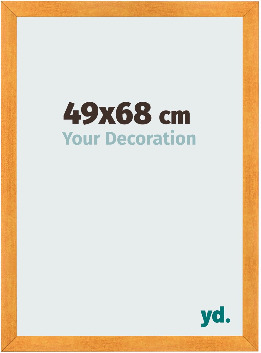 yd. Your Decoration - Fotolijst 49x68 cm - MDF - Oranje - Pisa