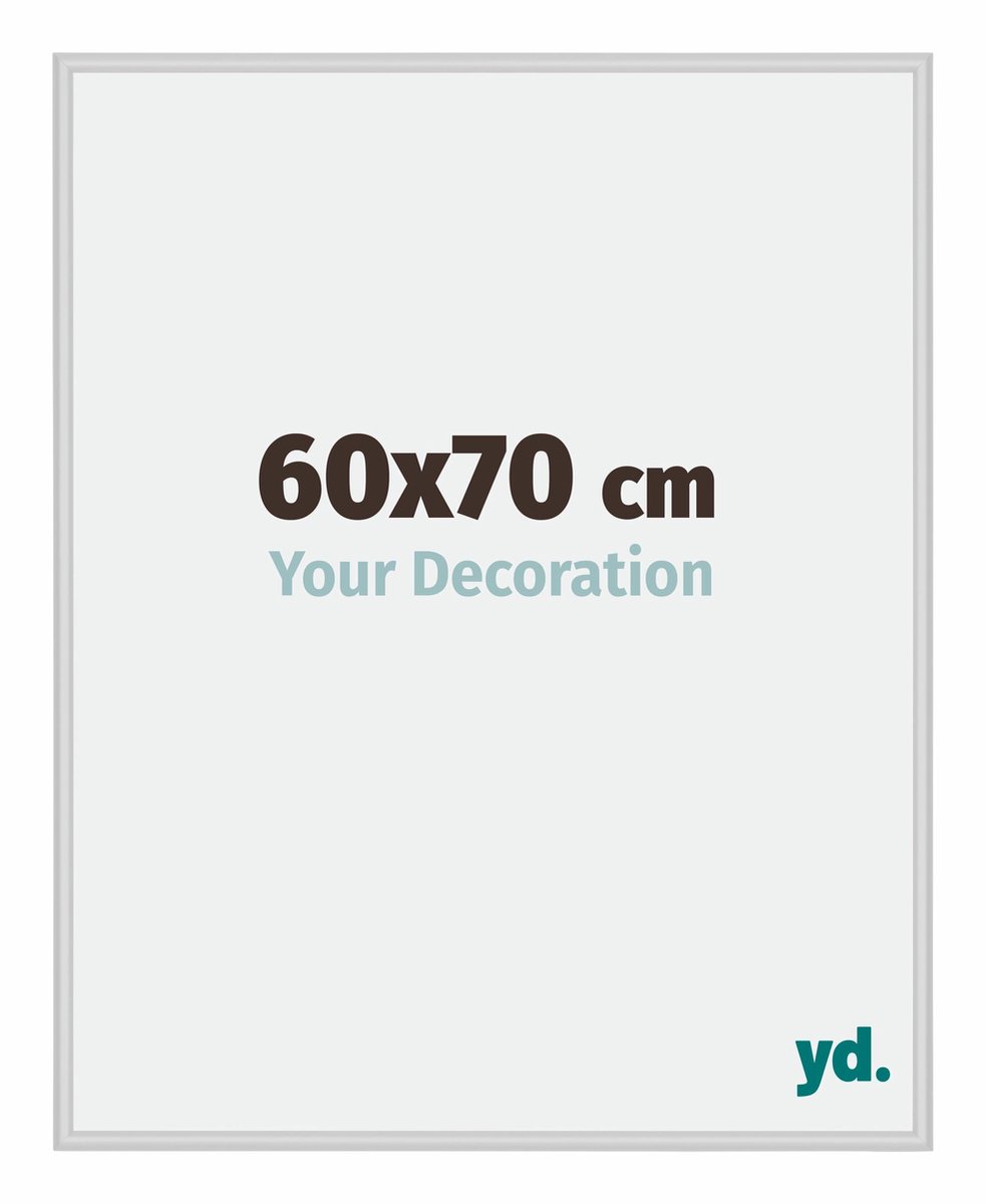 yd. Your Decoration - Fotolijst 60x70 cm - Aluminium - Zilver Mat - Miami