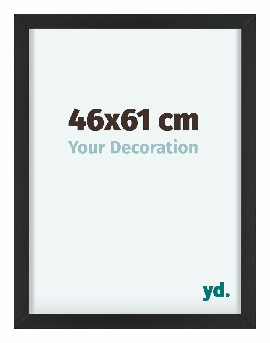 yd. Your Decoration - Fotolijst 46x61 cm - Aluminium - Zwart - Virginia