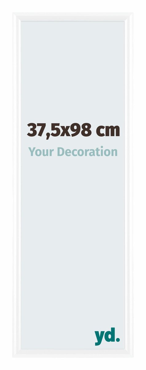 yd. Your Decoration - Fotolijst 37,5x98 cm - Kunststof - Wit Hoogglans - Bordeaux