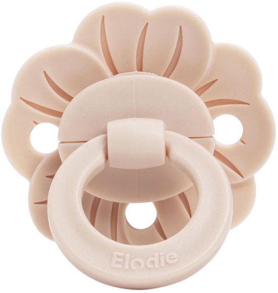 Elodie Binky Bloom 3m+ fopspeen - Fopspeen - Fopspenen- Silicone fopspeen - Powder Pink van Elodie — afbeelding 4
