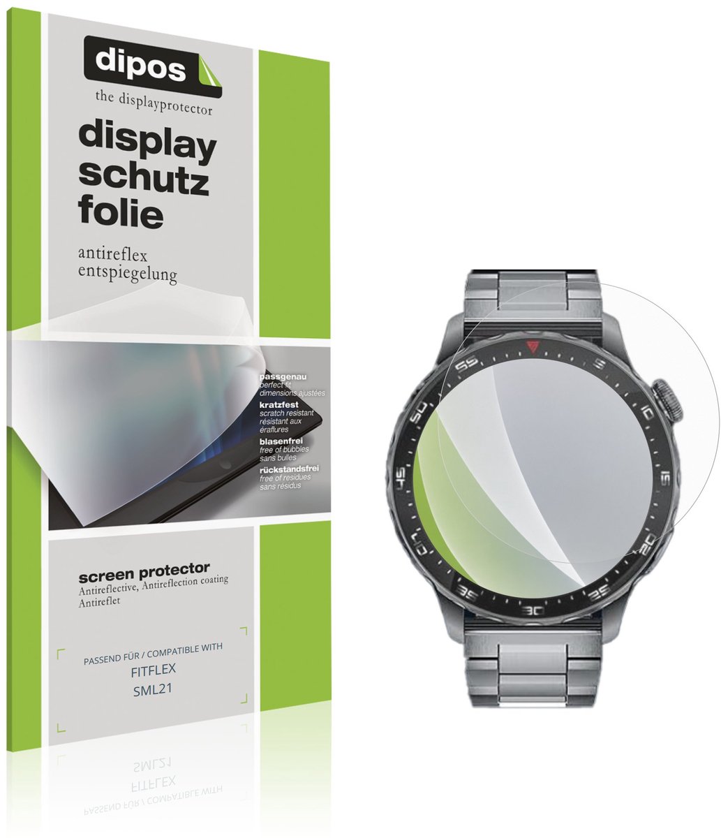 dipos – 6x Matte Beschermfolie geschikt voor FITFLEX SML21 | Krasbestendige & antireflecterende Screenprotector Ultra-Thin