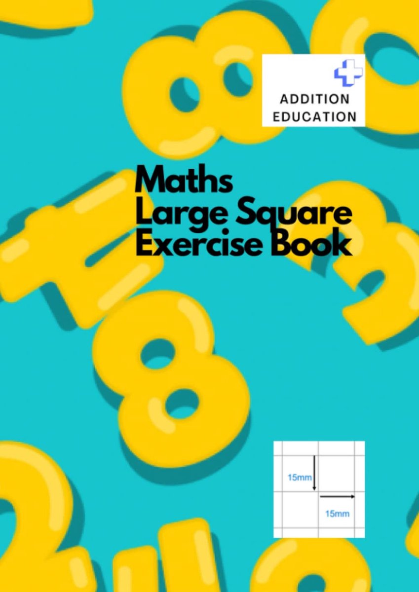 Maths Large Square Exercise Book - ShopVlot