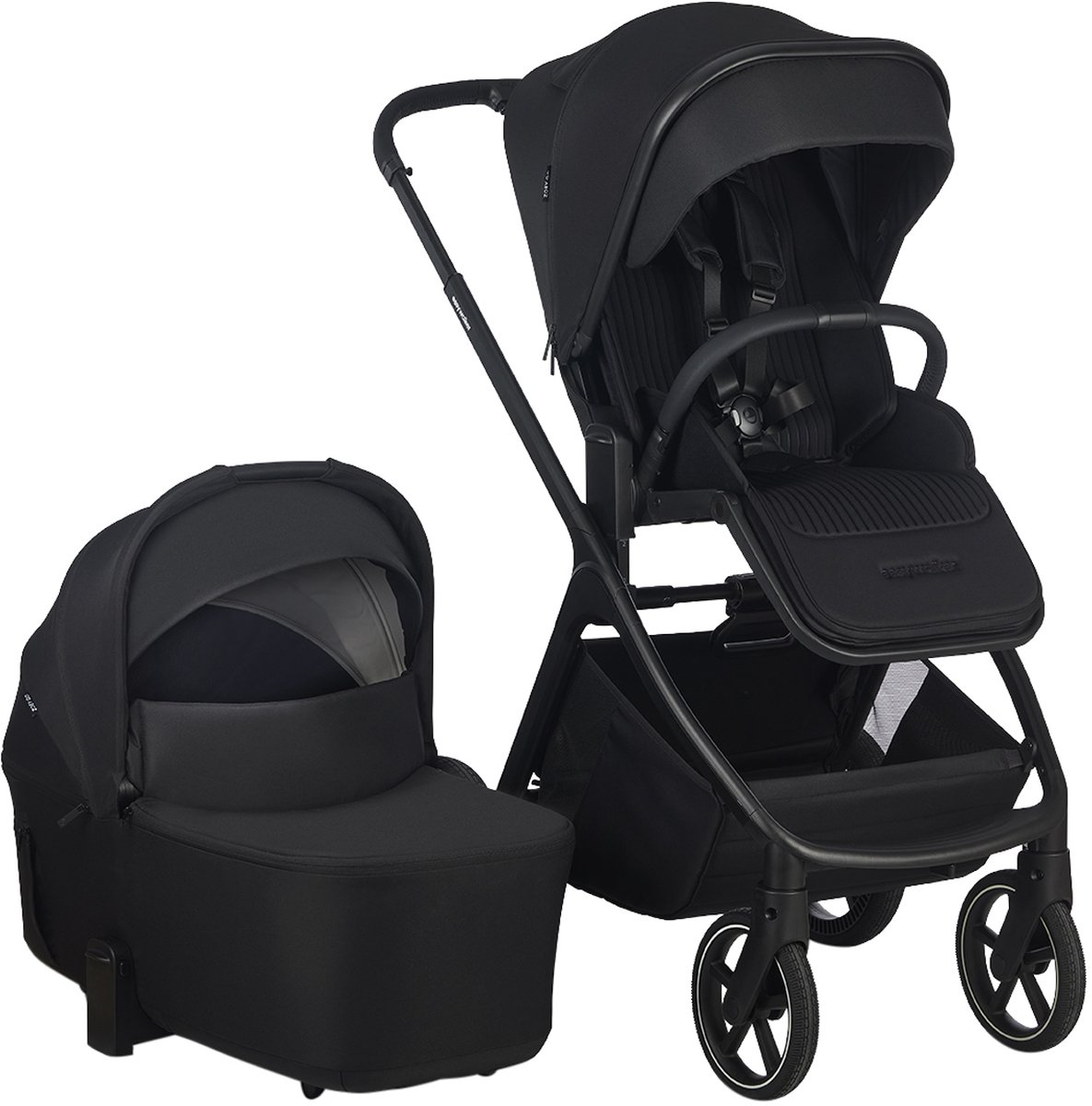 Easywalker Zoey Go 2-in-1 Kinderwagen - Pure Black