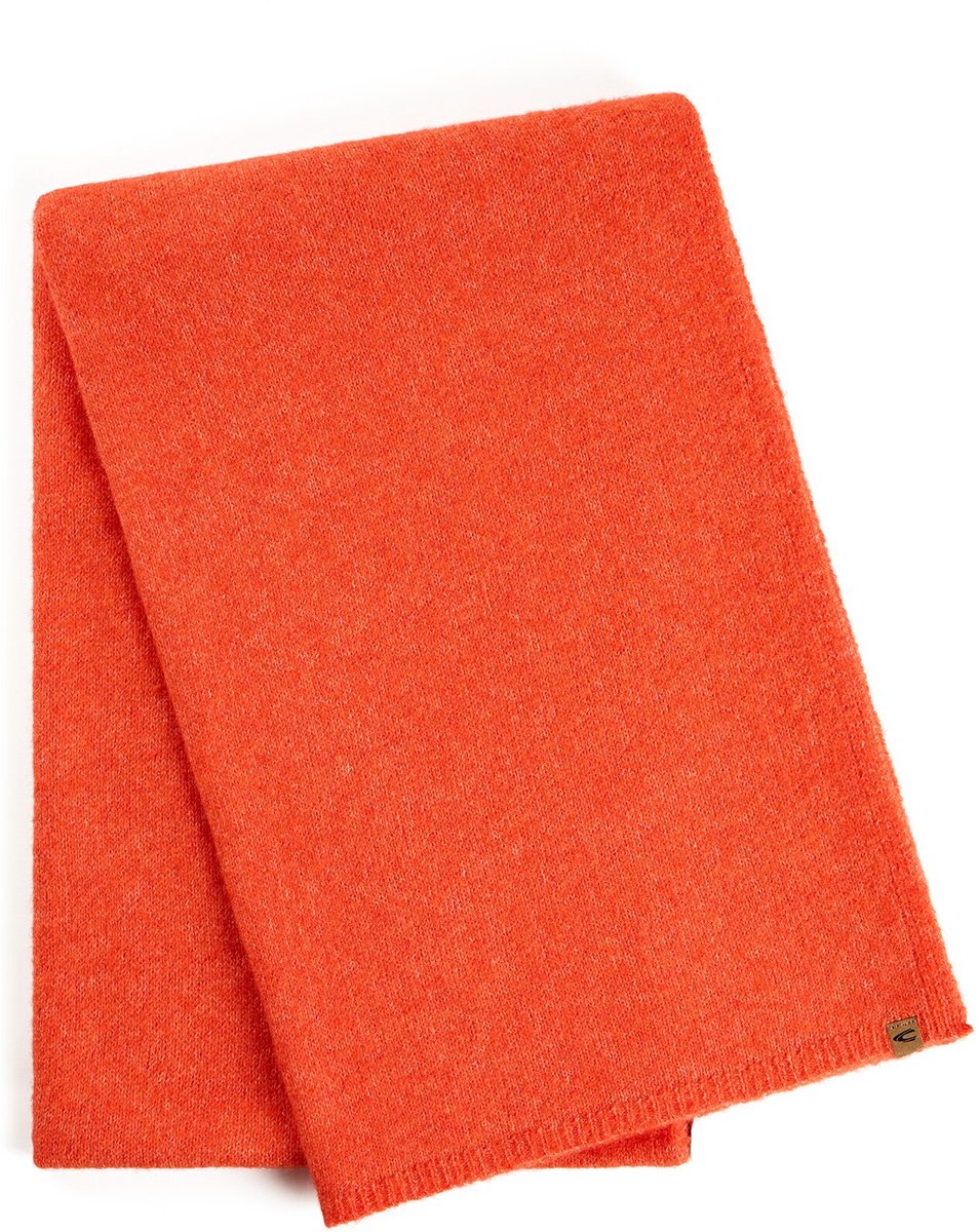 camel active Basic sjaal van een zachte materiaalmix - Maat womenswear-OS - Oranje
