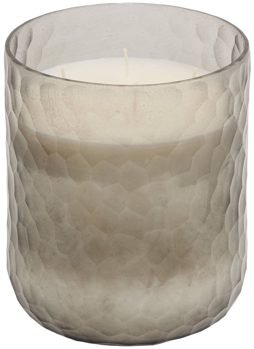 Bougie parfumée Nyer parfum boisé ronde 3,3 kg noir
