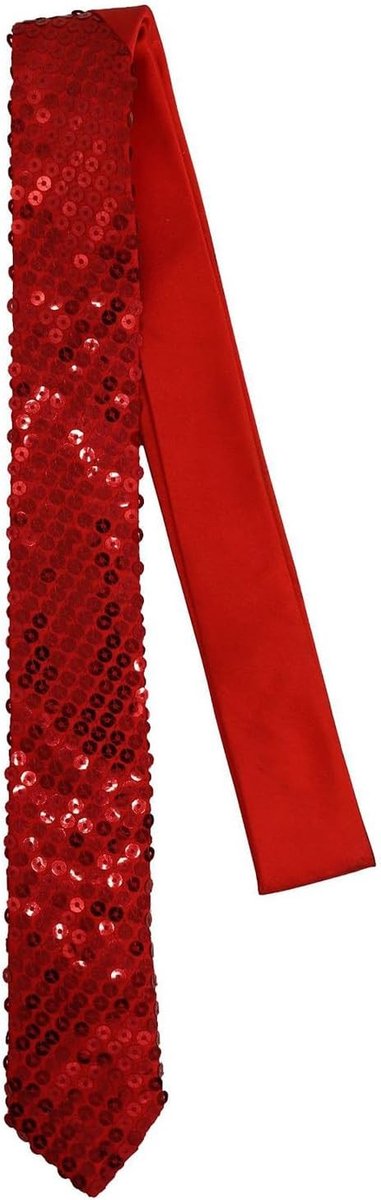 Stijlvolle Glanzende Strik voor Mannen, 5cm Formele Trouwtie, Perfect voor Feestjes, Halloween en Cosplay