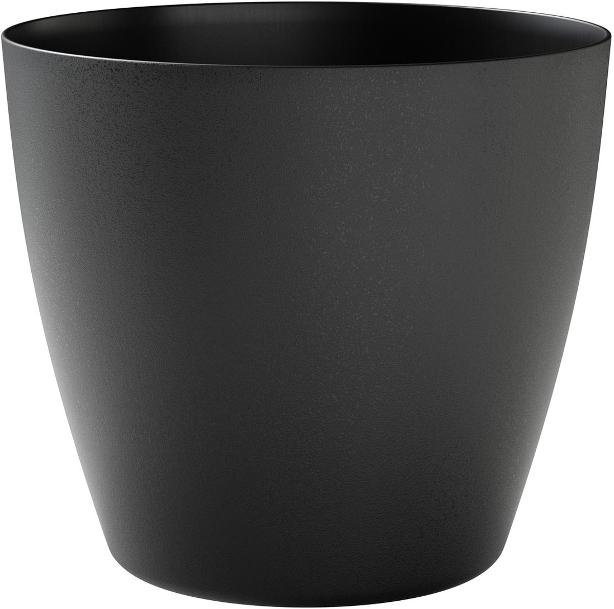 Tera plantenbak Bayon Kit Ash antraciet rond 30 cm - kunststof