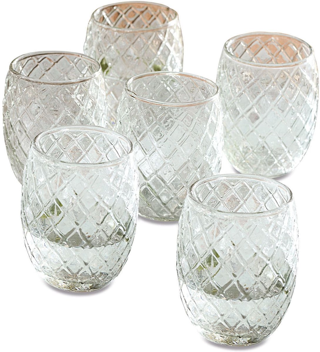 LOBERON Glas set van 6 Corrofin helder