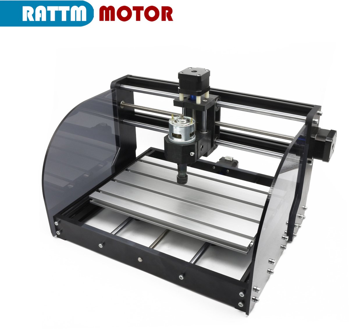CNC Graveermachine 3018pro Offline - 24V 7000-9000 RPM Spindel - 300x180x45 mm Werkgebied - Aluminium En Nylon - Desktop Router