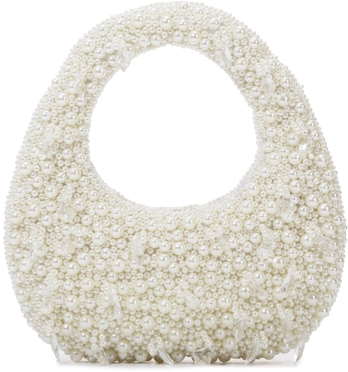 Elzusha - Parel Clutch Handtas voor Avondgebruik