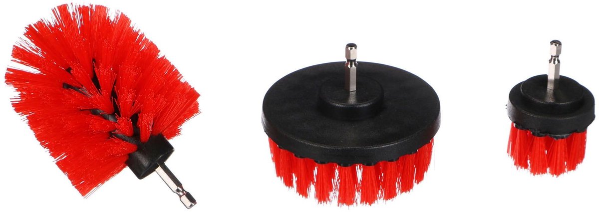 Elzusha - Set van 3 Medium Borstels voor Boormachine