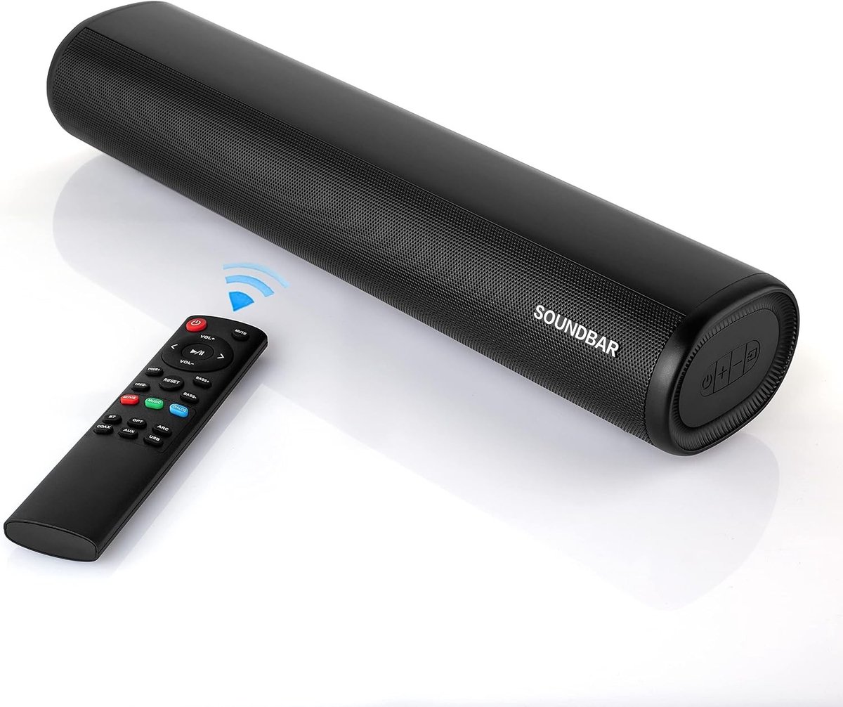 Soundbar - Zwart - Draadloze Soundbar met Subwoofer - Voor 4K TV en Home Theater