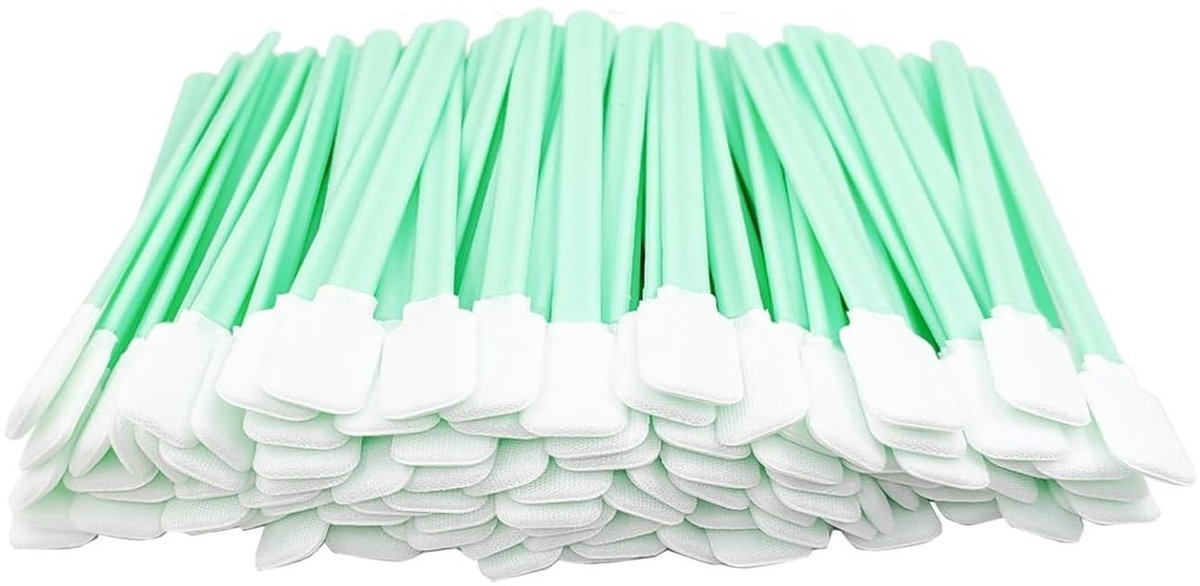 Elzusha - Set van 200 Foam Reinigingsstaafjes voor Gevoelige Apparaten