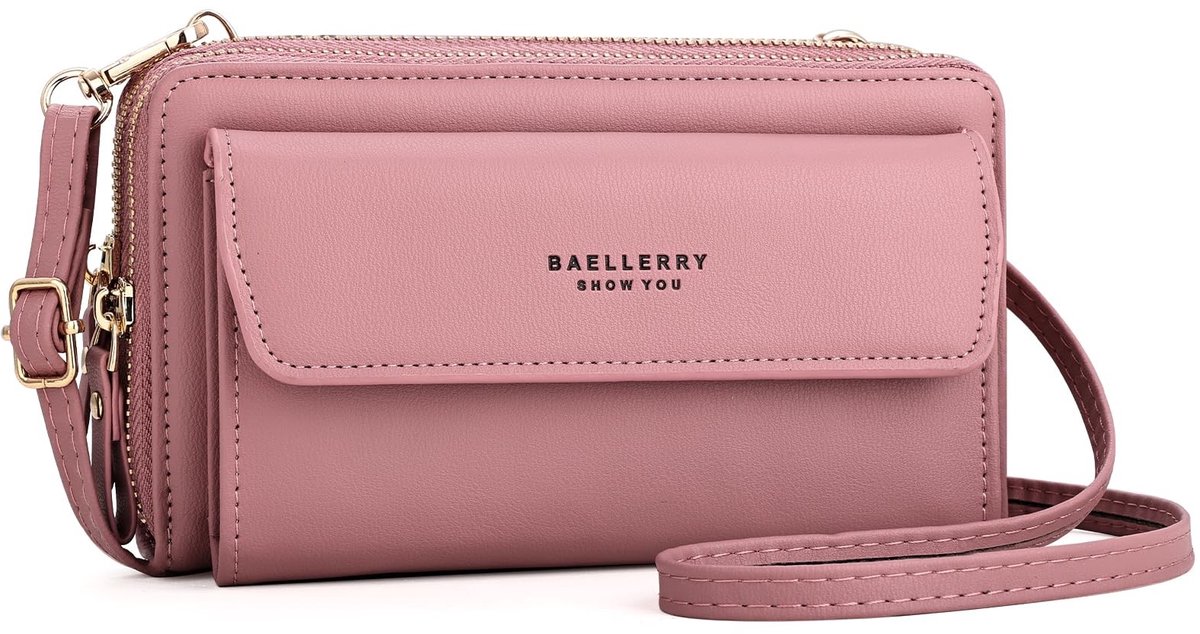 Elzusha - Dames Crossbody Handtas - Vegan Leer met Afneembare Schouderband