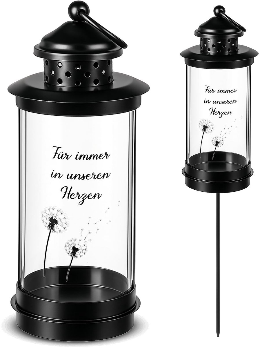 Elzusha - Weerbestendige Graf Lantaarn met Decoratieve Stickers