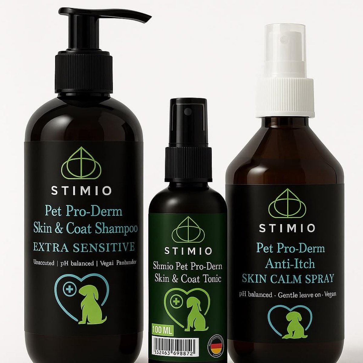 Anti-jeuk Hondenzorg Set met Shampoo en Spray