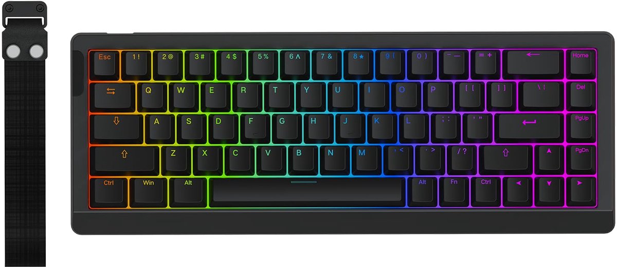 Gaming toetsenbord – Hall Effect – 8000 Hz – 0,01 mm Trigger – RGB Verlichting – Hot-Swappable – Zwart