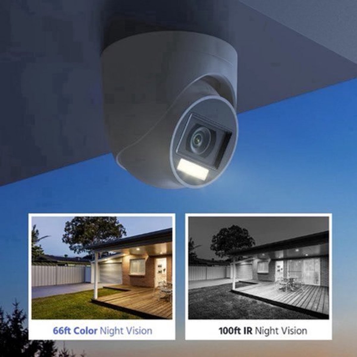 Beveiligingscamera – Bewakingscamera – Complete 4-Camera Beveiligingsset – Surveillance Set – Veiligheidsset – 8CH – 5MP Resolutie – Nachtzicht Tot 25 Meter - 2TB