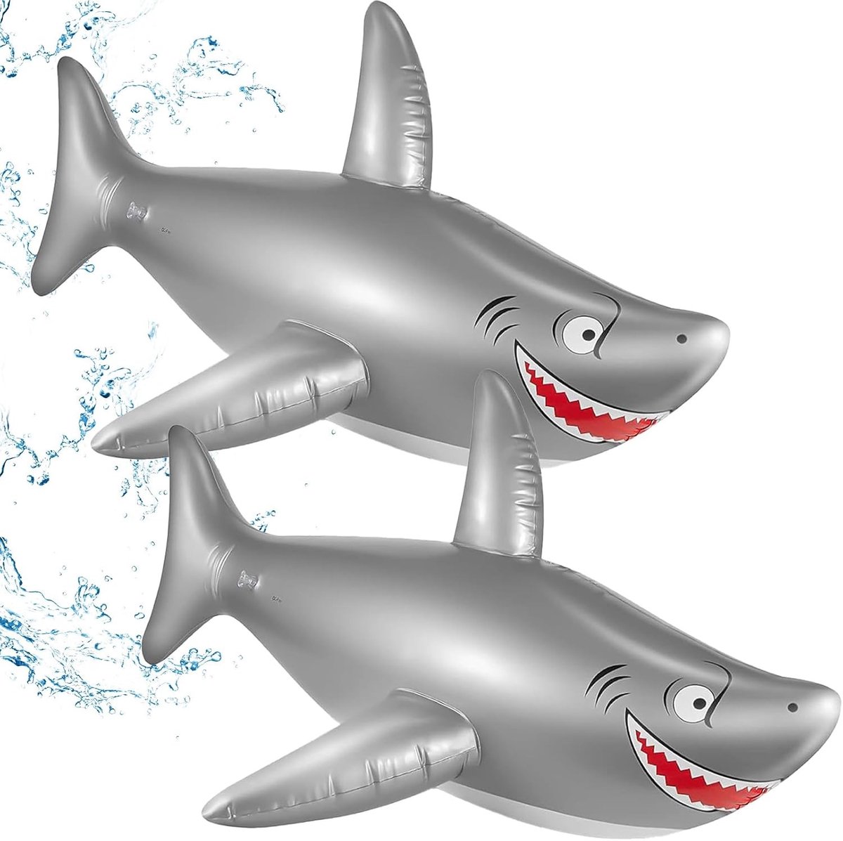 Zomer Opblaasbare Haai voor Kinderen, PVC Zwemaccessoire, Perfect voor het Zwembad, Opblaasbare Dieren en Waterplezier