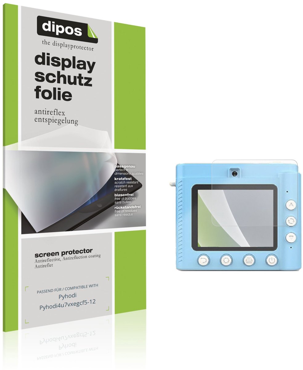 dipos – 4x Matte Beschermfolie geschikt voor Pyhodi Pyhodi4u7vxegcf5-12 | Krasbestendige & antireflecterende Screenprotector Ultra-Thin