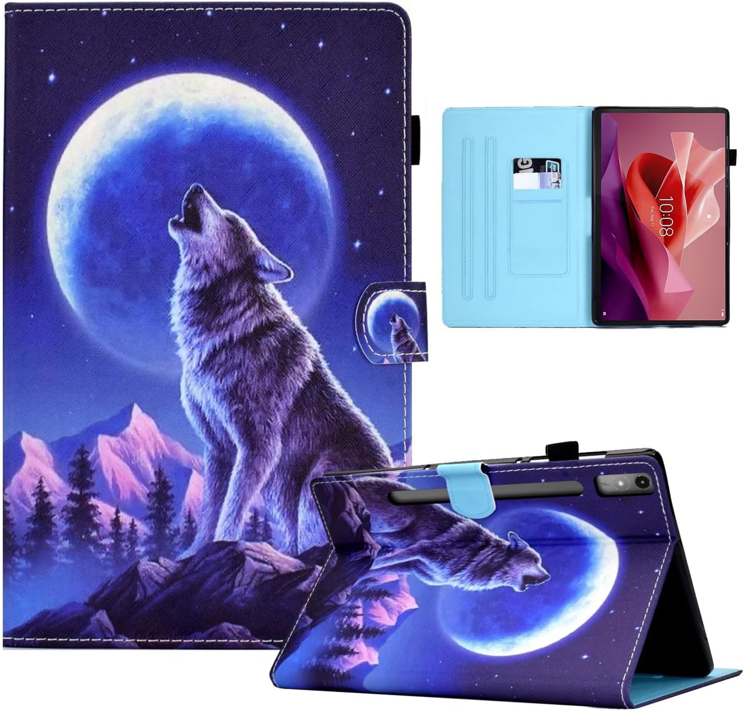 Hoes voor Lenovo Tab P12 12,7 inch - beschermhoes case - standaardfunctie - volledige bescherming - ServiceTopper