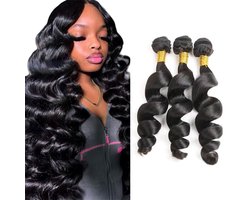 Haarextensions golvende lokken, 3 stuks, 150g, 20/22/24 inch