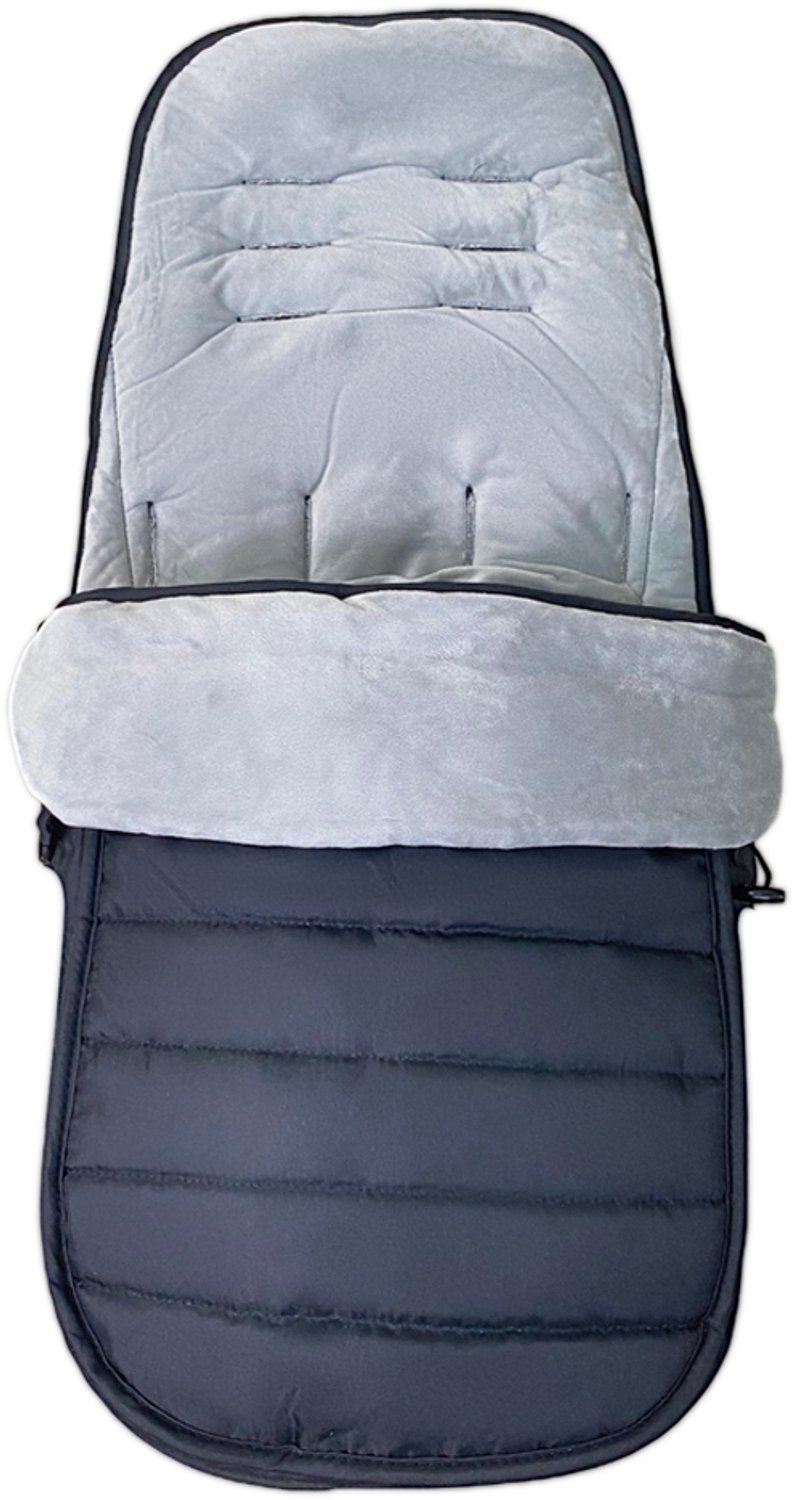 Voetenzak Kinderwagen - Winterslaapzak Kinderwagen - Beenzak Buggy - Universeel - Zwart - Warm en Sneeuwdicht - Strakke Halslijn - 6-36 Maanden - Voor Wandelwagen en Buggy