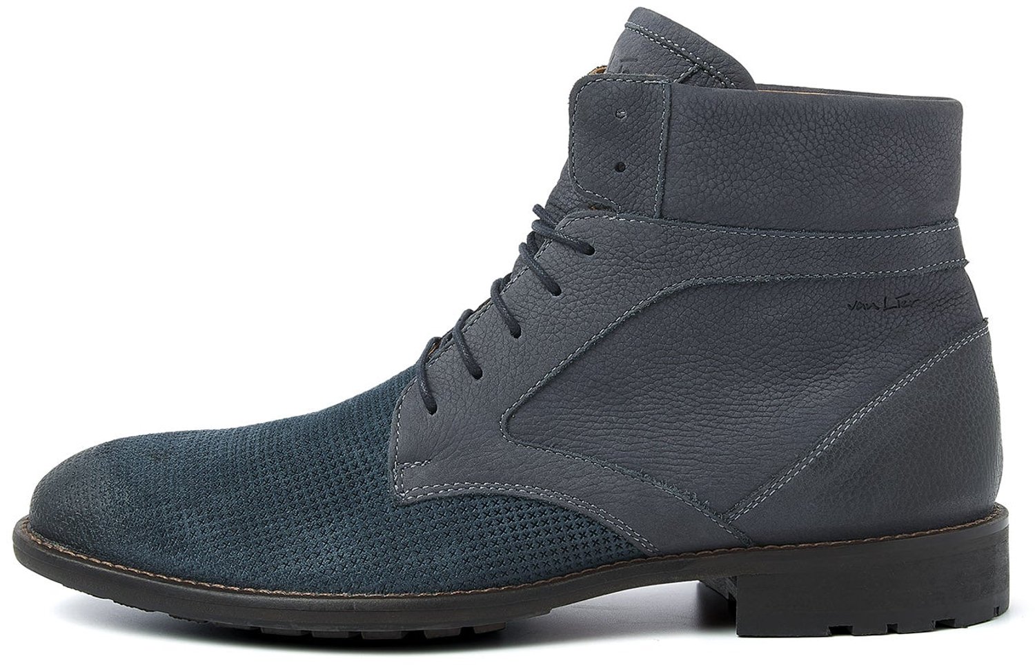 VANLIER - Heren Schoenen Henry - Blauw - Maat 41