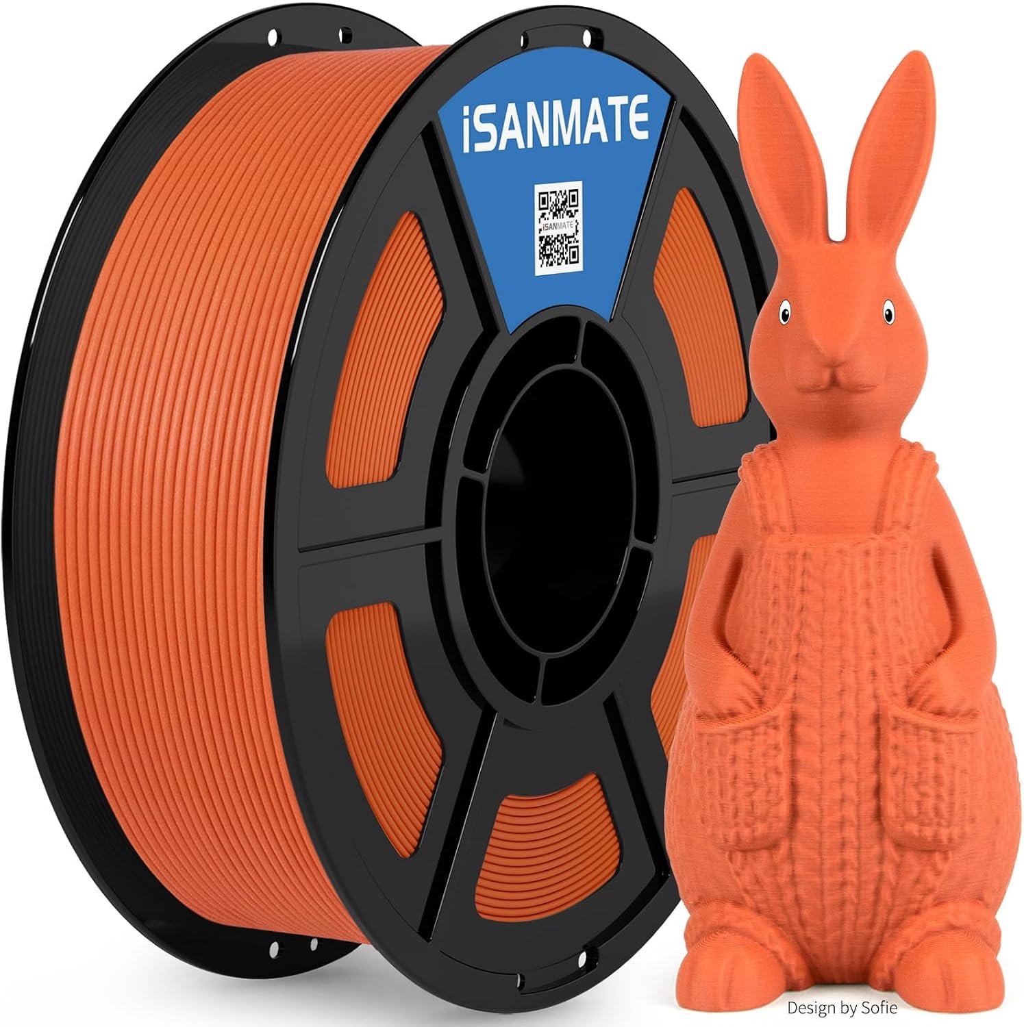 PLA mat filament 1,75 mm - 1 kg - hoge snelheid - perfect voor Bambu Lab 3D-printers - Vemera