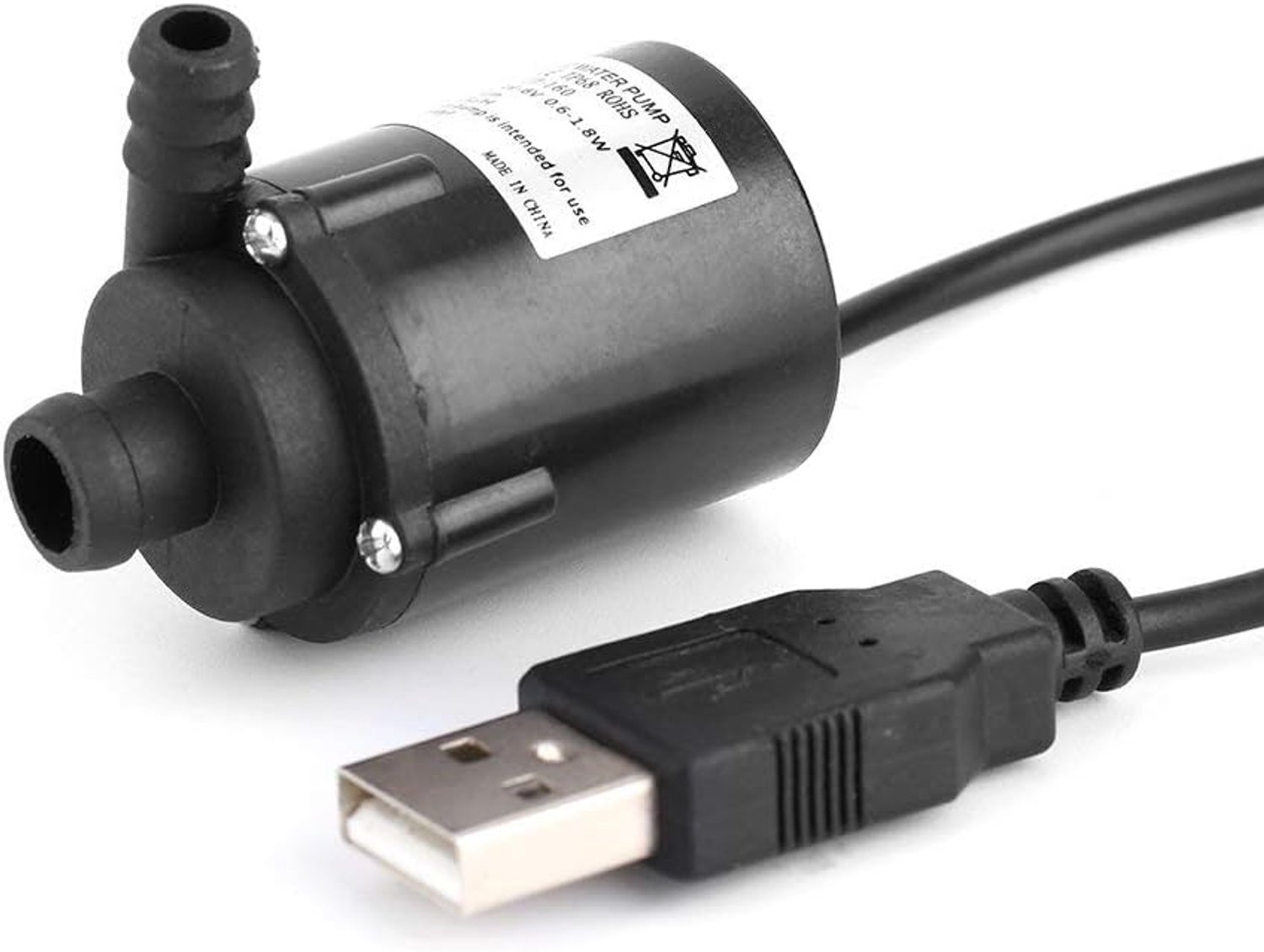 USB mini-waterpomp - micro-borstelloze dompelpomp - ultrastil - ideaal voor aquarium en vijver - ServiceTopper