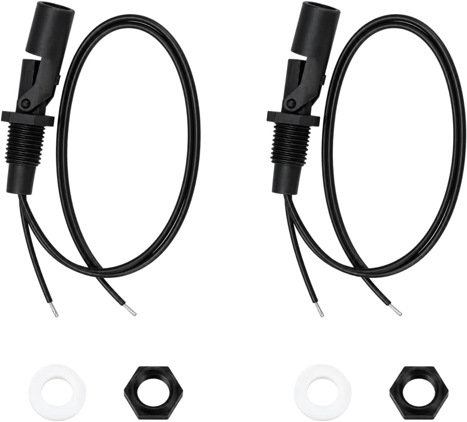 waterniveau-sensor 2 stuks - 10 W M16 - vlotterschakelaar - betrouwbare detectie voor tanks, aquaria - m-winkel
