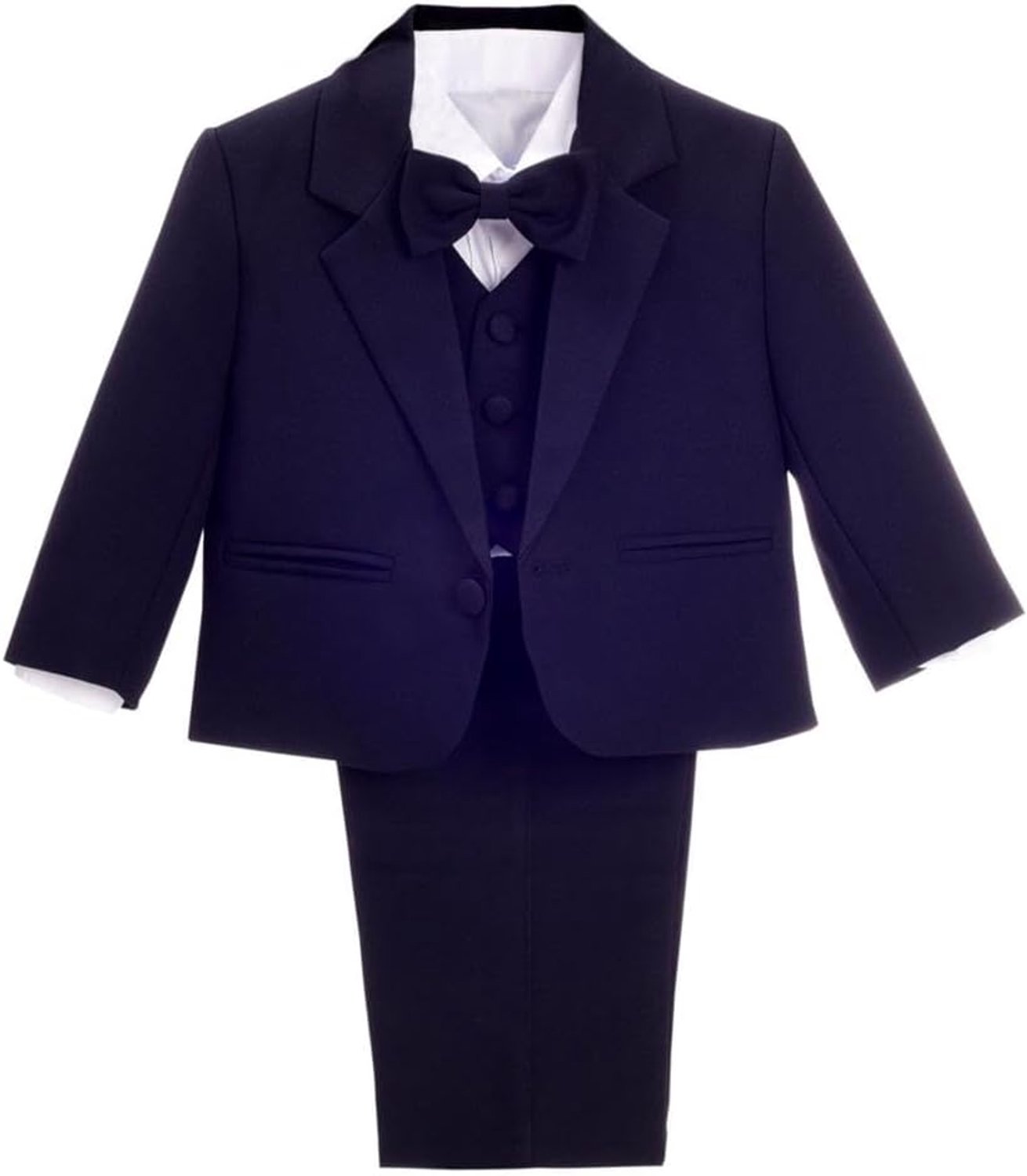 5-delig pakje voor baby's, blauw/zwart/wit/ivoor/grijs