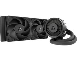 ARCTIC Liquid Freezer III Pro 240 - Vloeistofkoelsysteem processor afmeting radiator: 240 mm - Intel LGA: 1851, 1700 - AMD AM5, AM4 - 2x P12 PWM fans - Aluminium - zwart