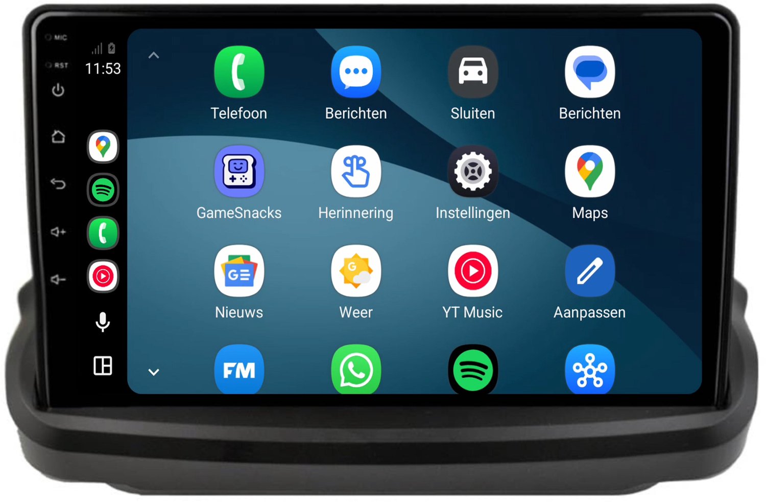 CarPlay autoradio geschikt voor Hyundai Genesis | 2008 t/m 2012 | Cartronix CTX-7101 | 2008 2009 2010 2011 2012 | 9 inch | Android 15 | Draadloos Apple CarPlay & Android Auto | 2GB + 32GB | Bluetooth & Wifi