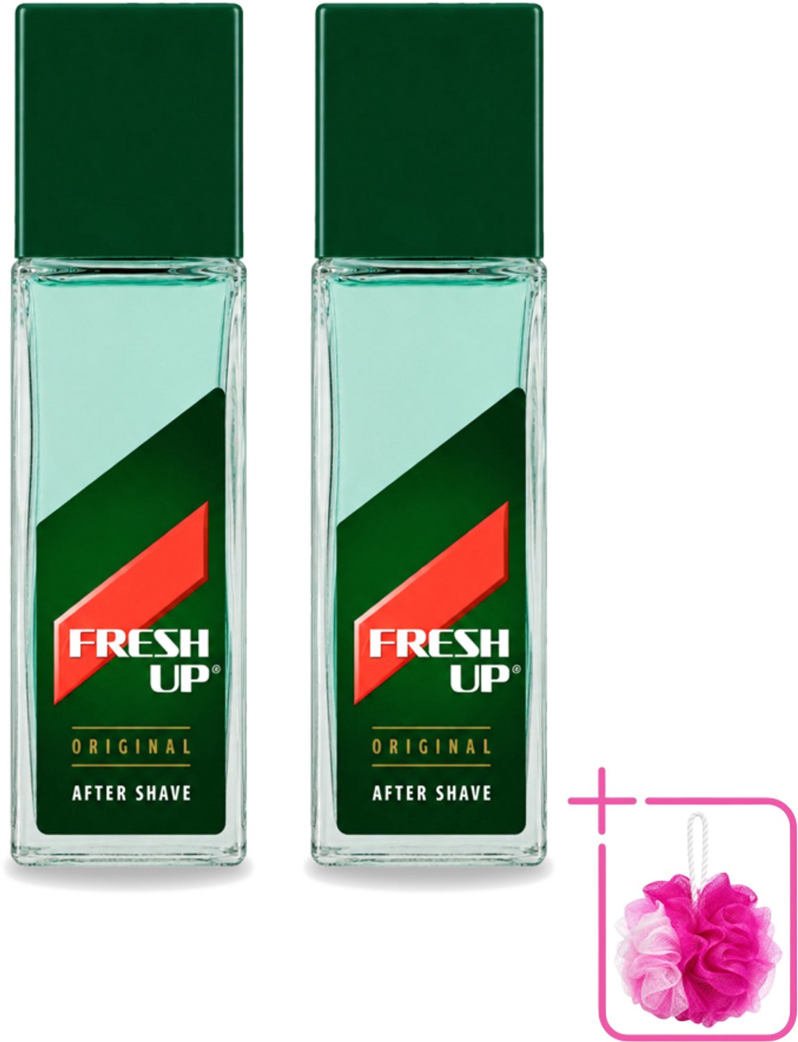 2 x Fresh Up - Aftershave Lotion - Original - for Men - 100 ml - Bulkverpakking - Aftershave lotion - Douchemop - Scheren