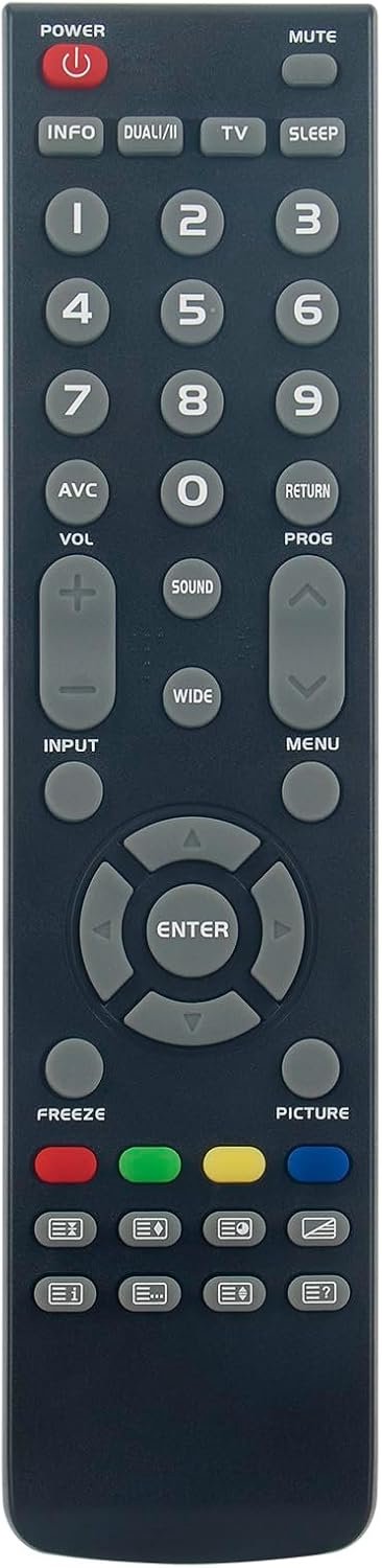 AULCMEET RC00147P Replacement Remote Control Compatible With Hannspree 4K OLED Smart TV XVS37 T73B XVJT02-32 XVJT02-37 - ShopVlot