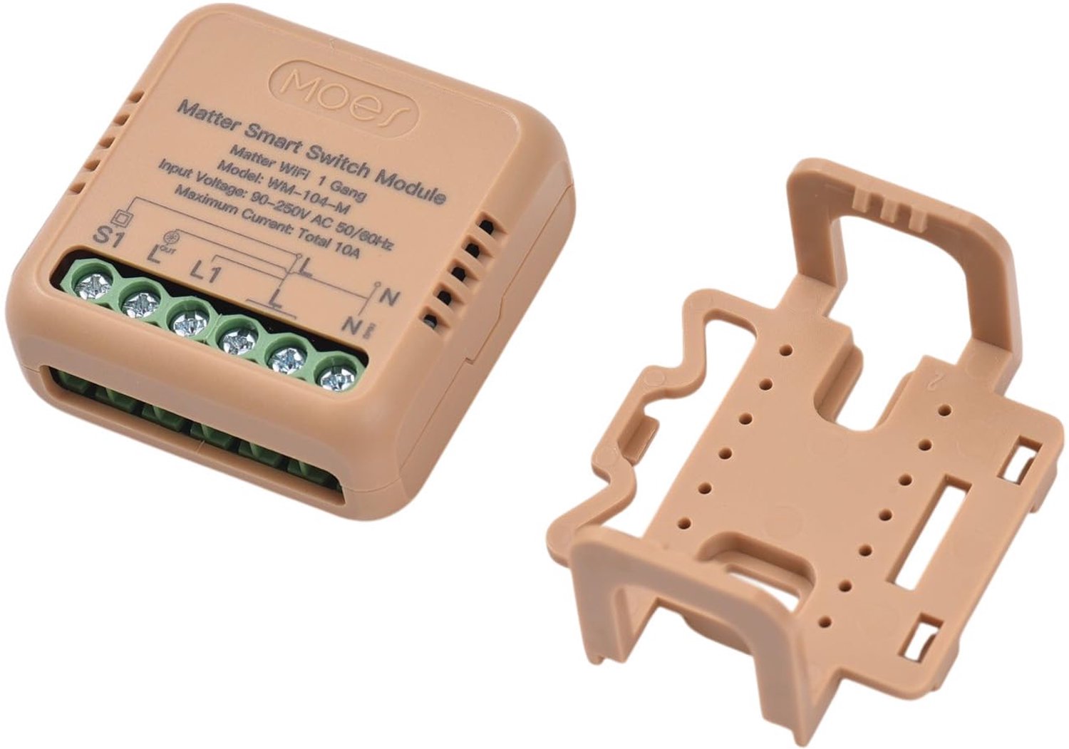 Swokely Matter Smart Switch TY WiFi Relay Module 10A Universele DIY Wireless Light Switch APP en spraakbesturing met - ShopVlot