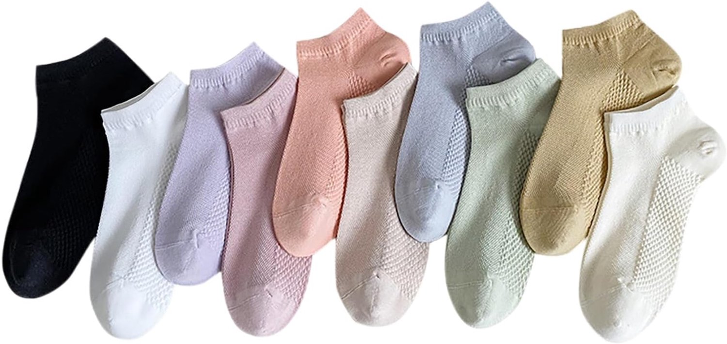 Coutgo Womens Enkelsokken V311QF O, lichtroze, één maat