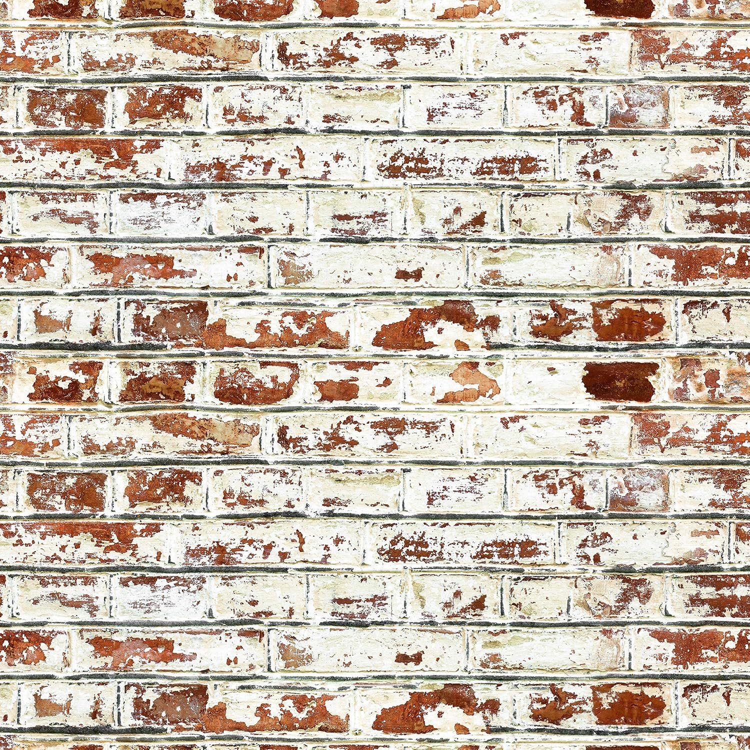 murando Zelfklevend Behang 10m Muurschildering 3D Muur Decopanel Achtergrond Zelfklevende Folie Sticker Moderne Wanddecoratie Premium Print Wallpaper Woonkamer Slaapkamer Baksteen Muur f-B-0232-an-a